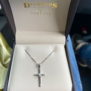 Diamond Cross Necklace